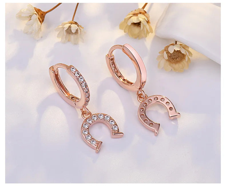Cherub New Fashion Handmade Horseshoe Earrings