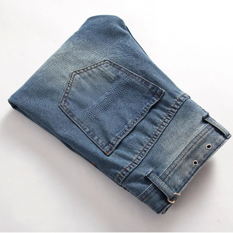 Cherub Fashion Button up Fly Ripped Nostalgic Jeans