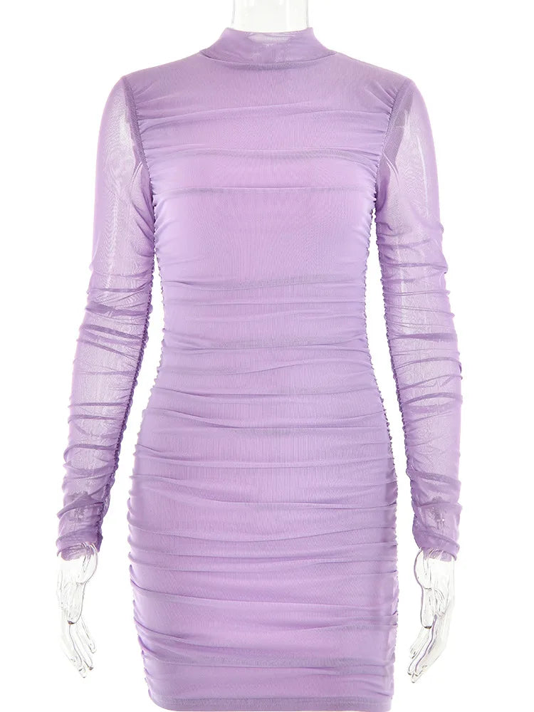 Cherub Ombre Long Sleeve Women's Urban Party Dress