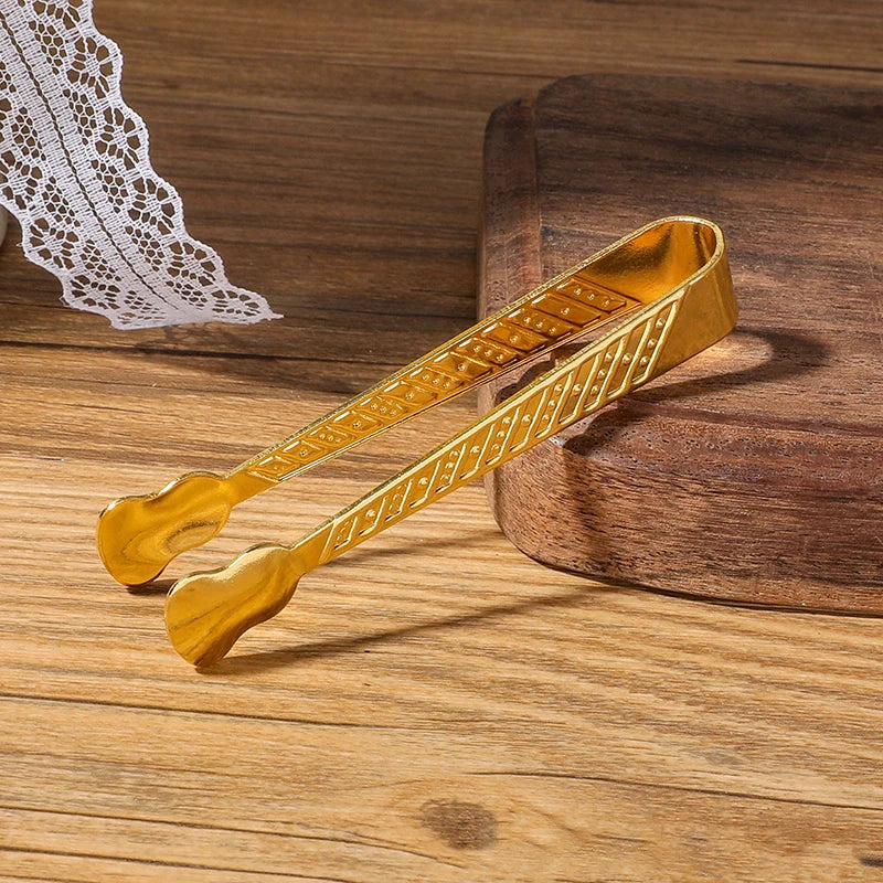New Aromatherapy Solid Spice Iron Clip Fragrance Accessories Clip Middle East Africa Gold Electroplating Diagonal Flat Iron Clip