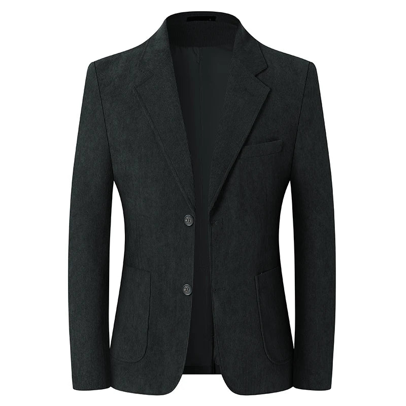 High-quality new men's fashionable and stylish corduroy suits for banquets, business and casual wear, versatile suits
