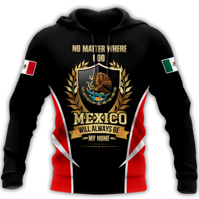 Cherub Urban Mexico National Flag Print Hoodies