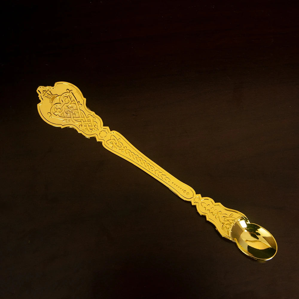 Christian Chalice Church Ceremonial Supplies Alloy Metal Holy Cups Exquisitely Carved Holy Water Spoons And Cups