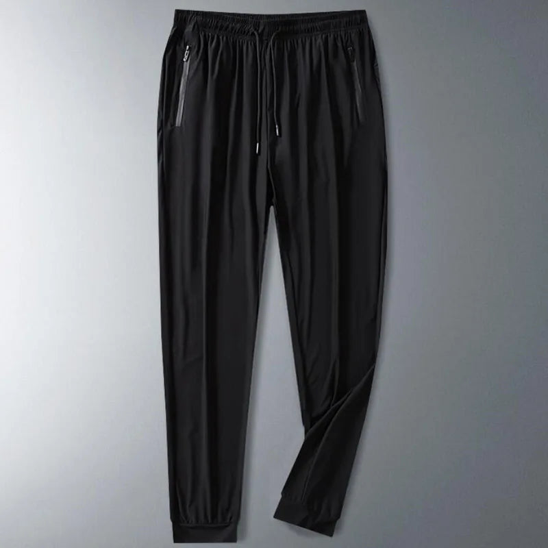 Cherub Big size 8xl 7xl 9XL summer men`s Ice silk fabric sports sweatpants Sli