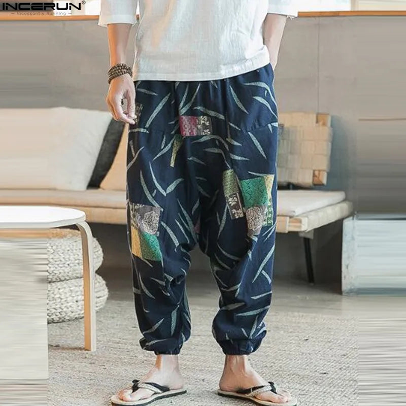 Cherub Baggy Cotton Linen Harem urban pants for men