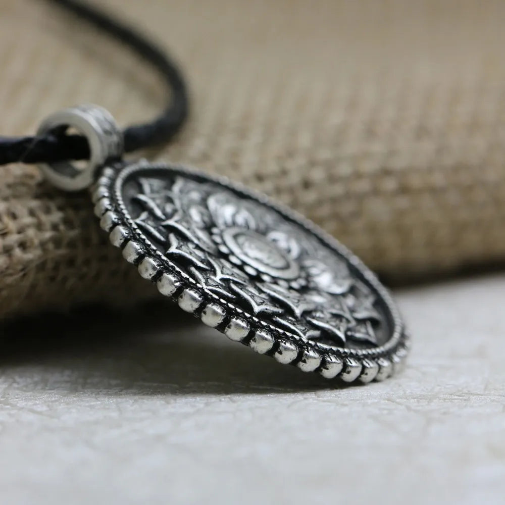 Cherub flower of life Spiritual Necklace /Religious jewelry