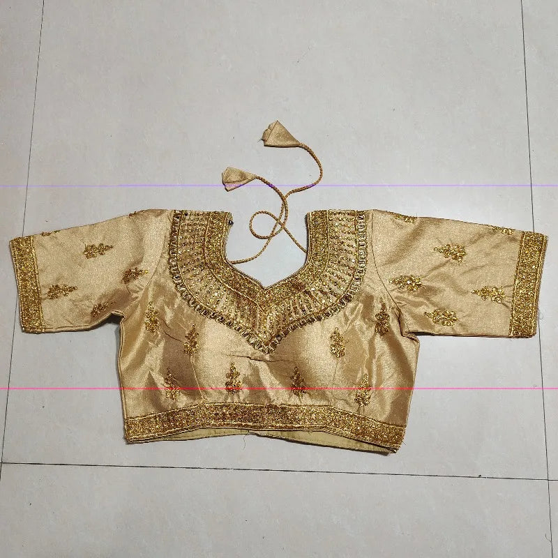 Indian Traditional Clothing for Women Tops Readymade Saree Sari Blouses Short Sleeve Crop Top India Choli Black Red