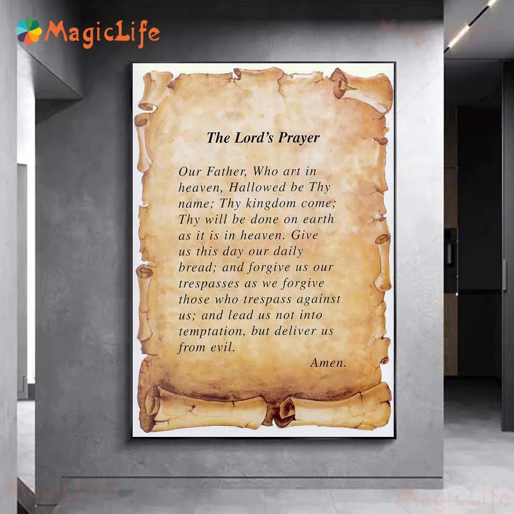 Psalm 91 Prayer Art Poster Print. "Psalm 91" Scripture Wall Art Canvas Painting Home Scripture Decorations Bible Wall Art Decals