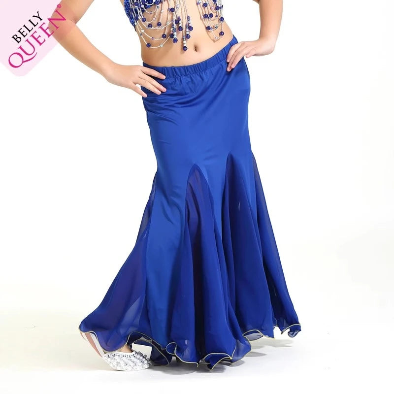 Customized Children's Belly Dance Costumes Skirt Indian Dance Clothes Performance Costume Set Long Tail Skirt Kid