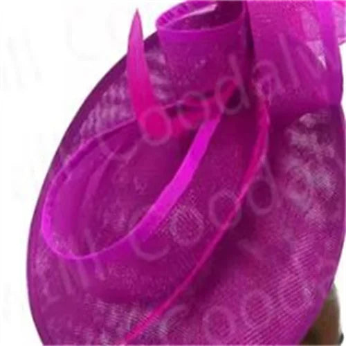 Cherub Church/Wedding %Derby Big Fascinator Hat Women Party Veils Headpeice With Bow New Fashion Lady Royal Ascot Large Cap Headband