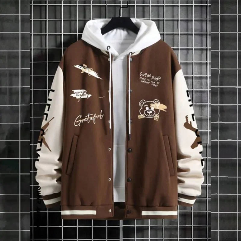 Cherub Men's baseball jacket Spring and Autumn season trendy