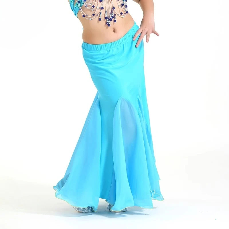 Customized Children's Belly Dance Costumes Skirt Indian Dance Clothes Performance Costume Set Long Tail Skirt Kid