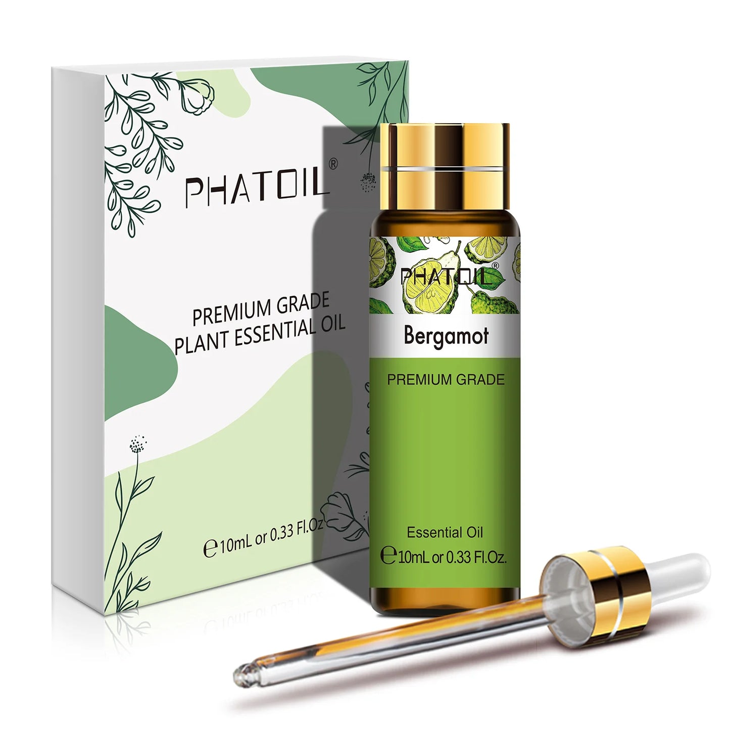 PHATOIL 10ml Lemon Eucalyptus Spearmint Lemongrass Aromatherapy Essential Oil For Diffuser Candle Making DIY Scented Product