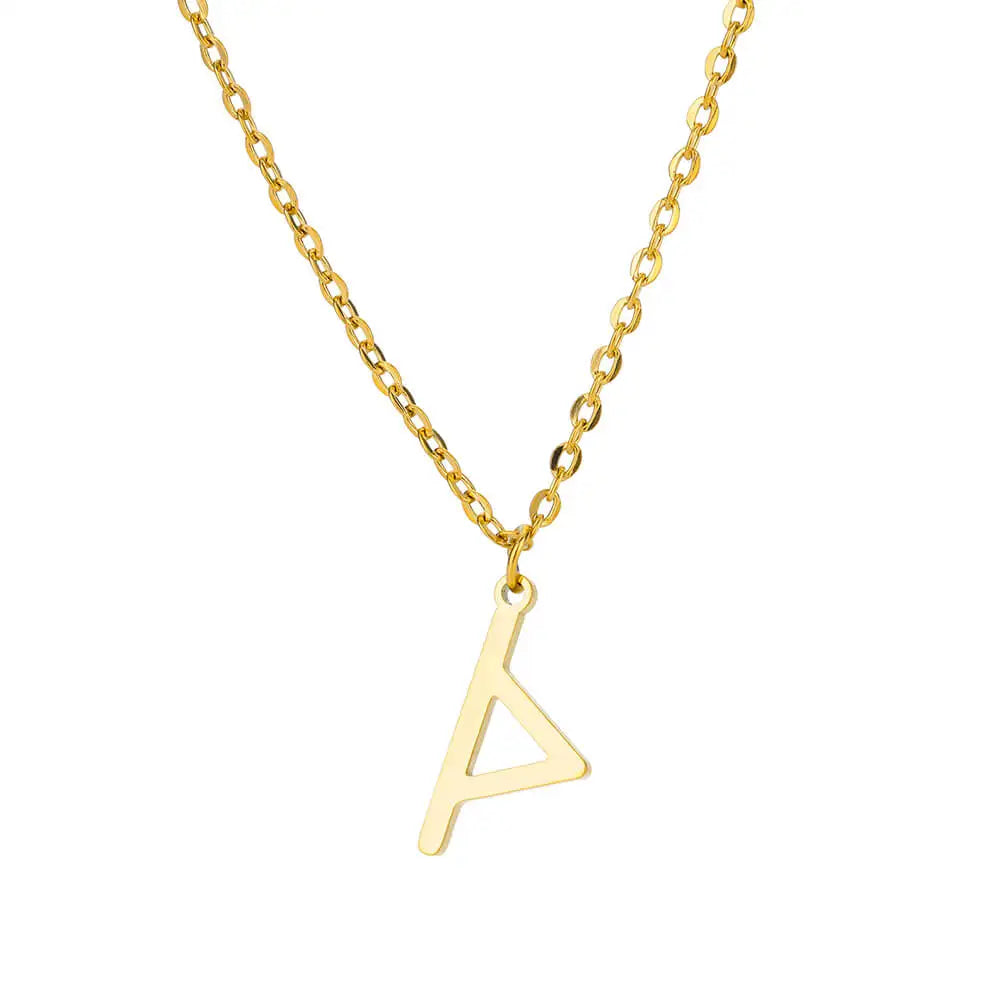 Spiritual Rune Layering Necklace Elder Futhark Runes Feminine Delicate Norse Runic Pendants Minimalist Jewelry for Women