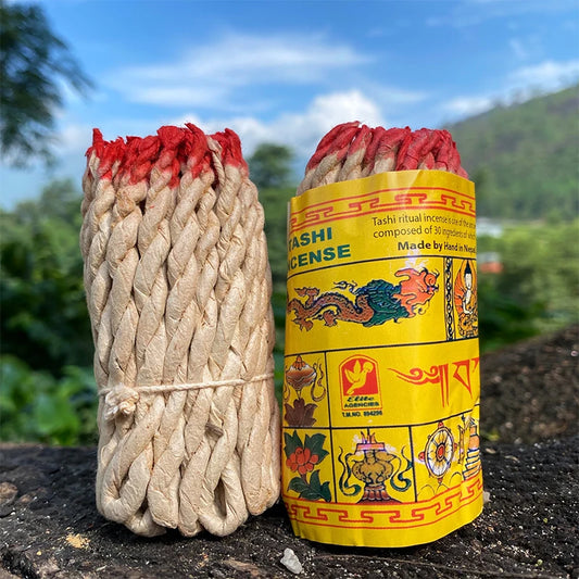 40pcs Handmade Traditional Nepal Rope Incense White Sage Cedar Aromatherapy Burning Rope Fragrance Yoga Meditation Sandalwood