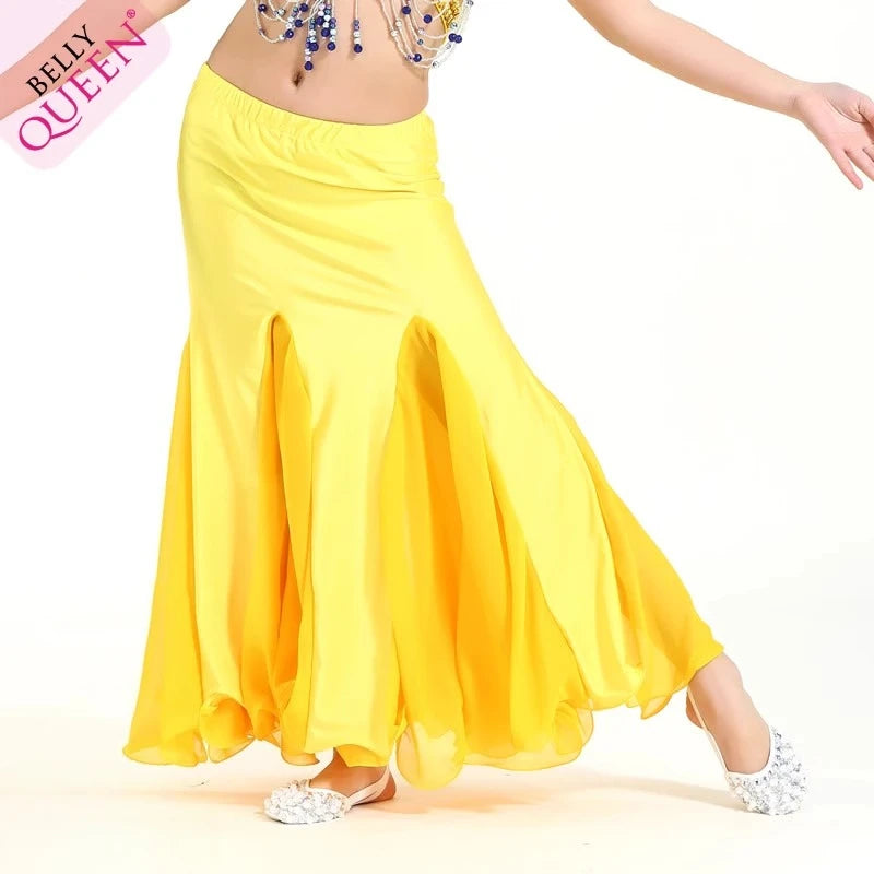 Customized Children's Belly Dance Costumes Skirt Indian Dance Clothes Performance Costume Set Long Tail Skirt Kid