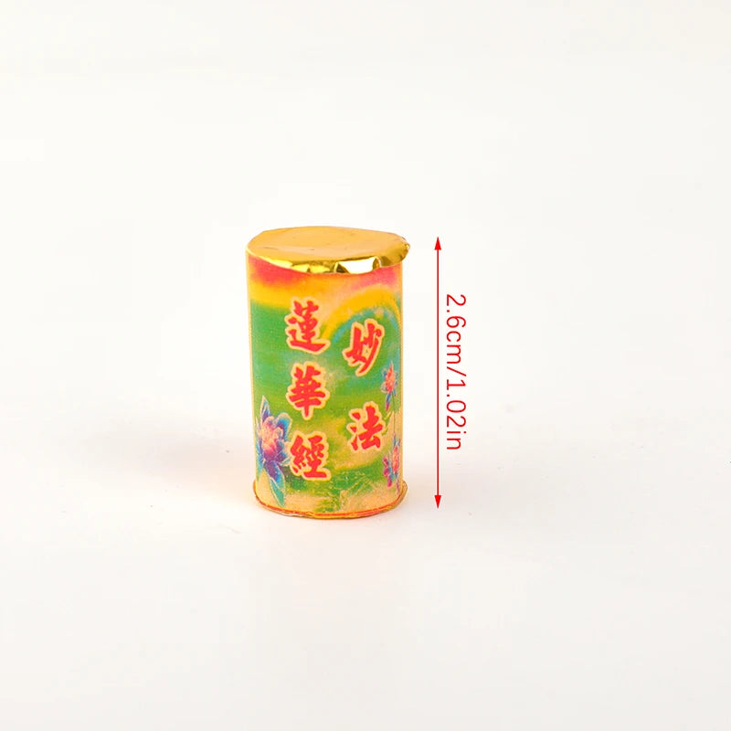 Buddhist Scroll Meditation Buddhist Shurangama Mantra Miniature Scripture Paper Roll Mini Book Amulet Talisman Buddhist Supplies