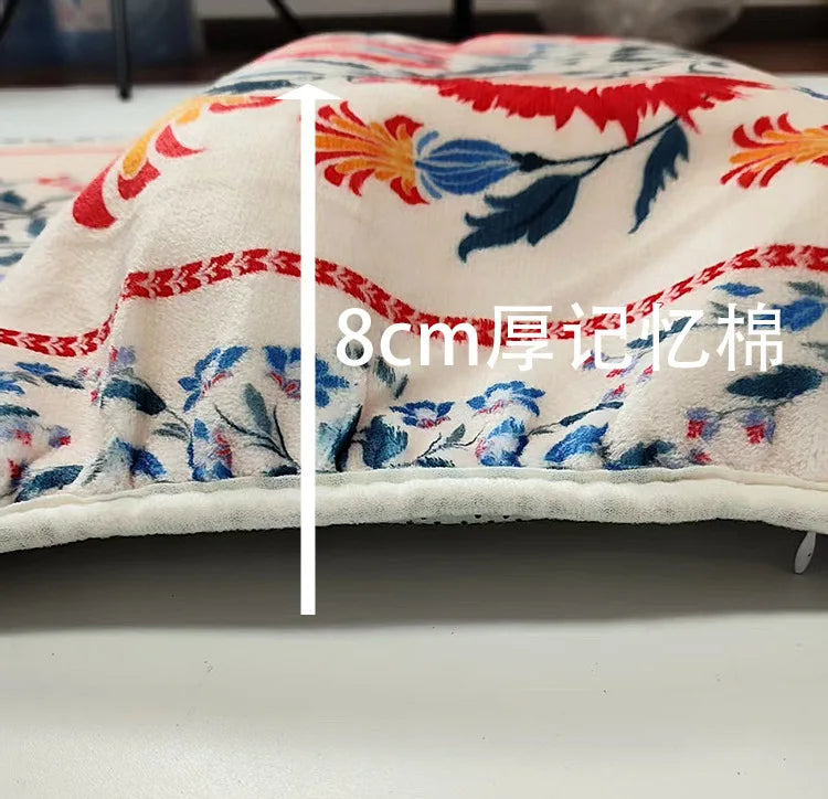 8CM Extra Thick Prayer Rug, Large Non-Slip Velvet Carpet for Living Room, Super Soft Prostration Mat for Muslim, Home Decor Gift