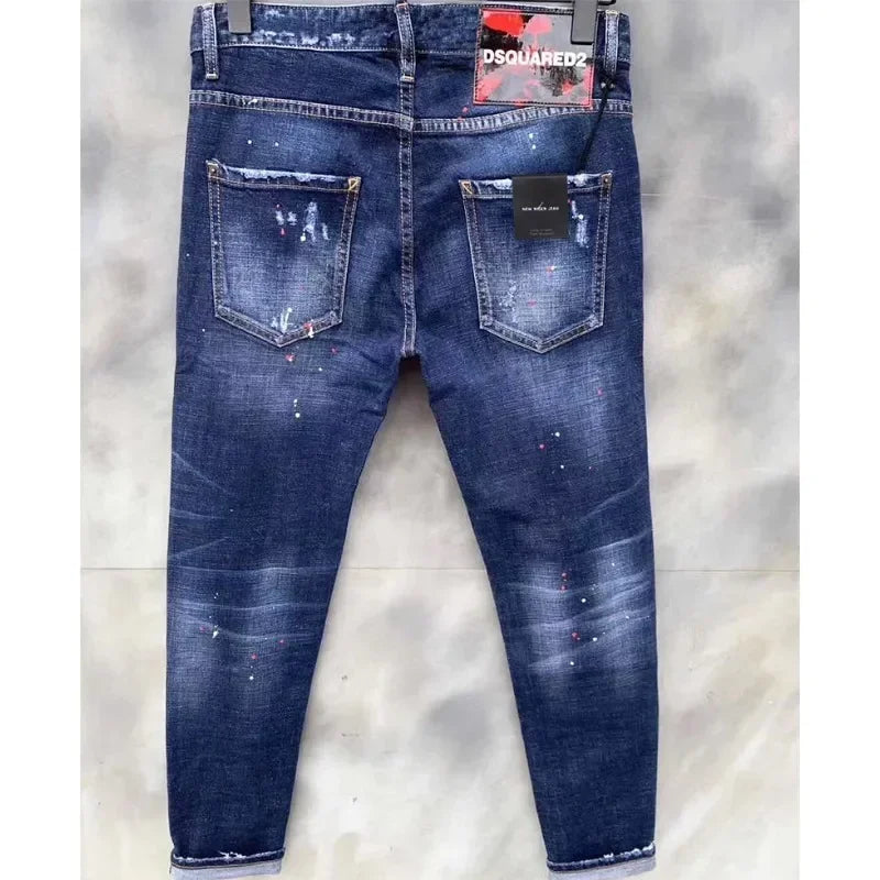 Cherub Male Vintage Ripped Denim Pants