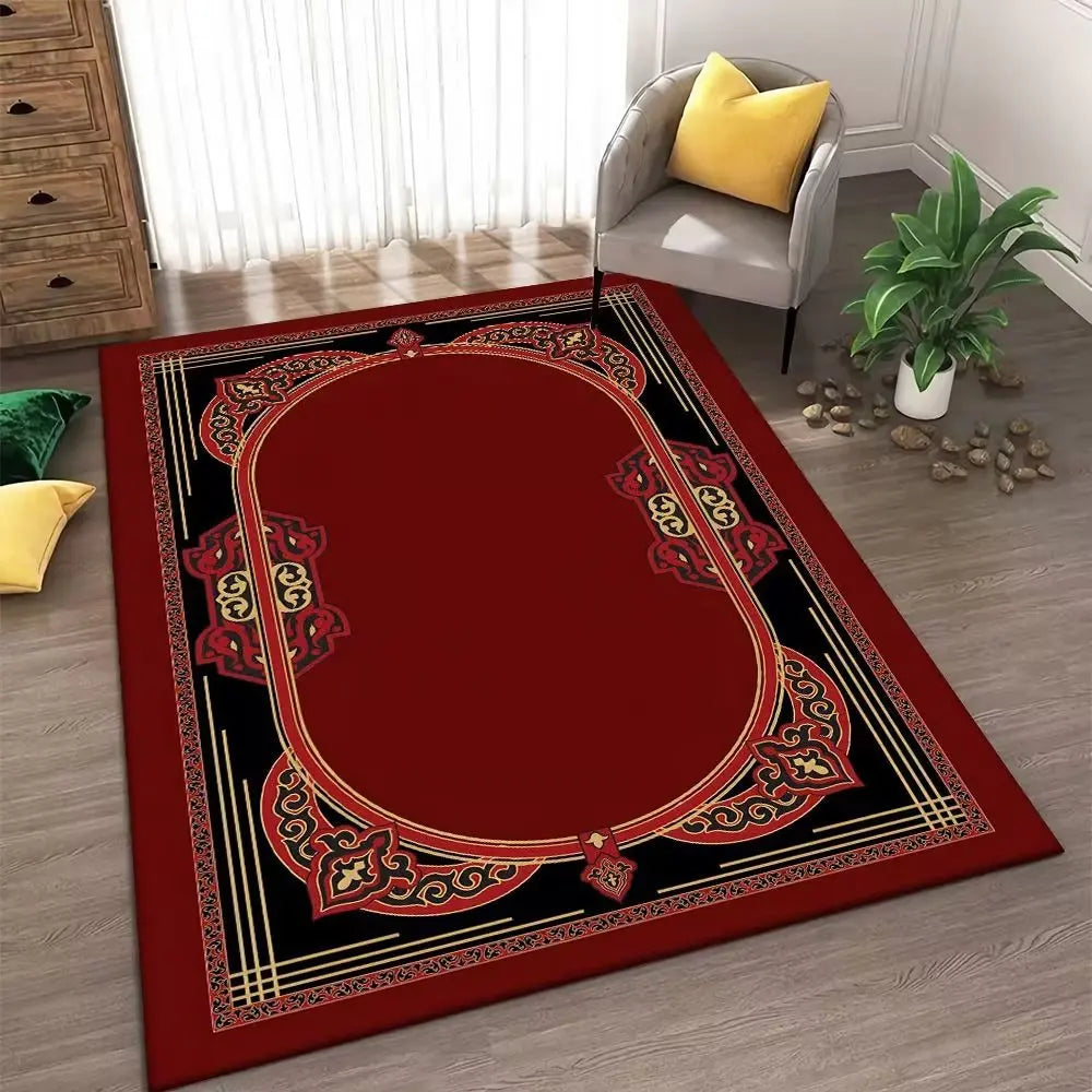 Islamic thick prayer rugs (for men). Men's prayer mats for Muslim Ramadan. Thickened and soft men's prayer mats. Portable prayer