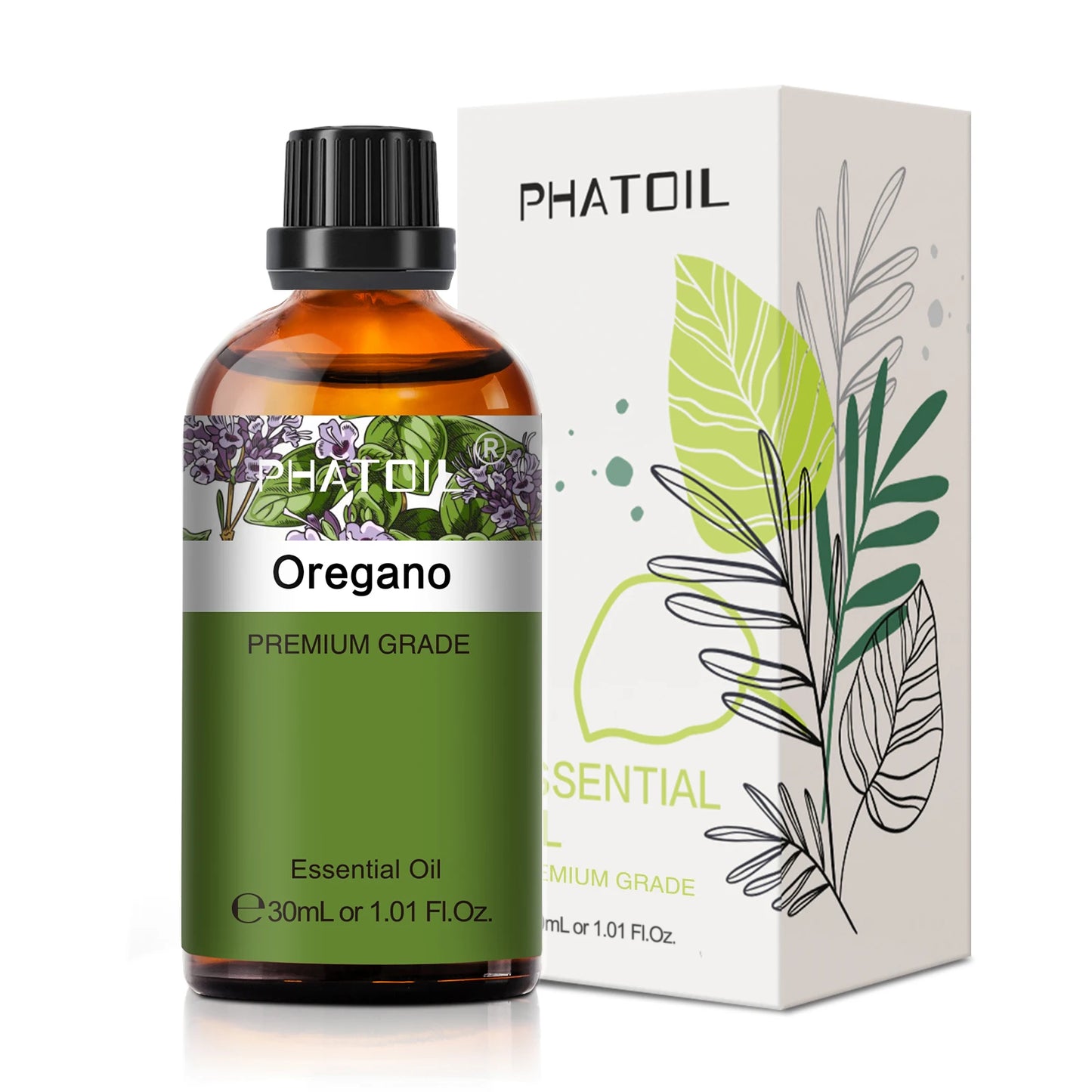 PHATOIL 30ml Aromatherapy Essential Oil Lavender Eucalyptus Vanilla Sweet Orange Aroma Oils For Diffuser Candle Making DIY Soap