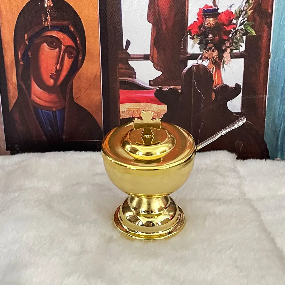 Holy Grail Holy Box Orthodox Rosary Rosary Gold-plated Liturgical Supplies Holy Communion Cup Mass Supplies
