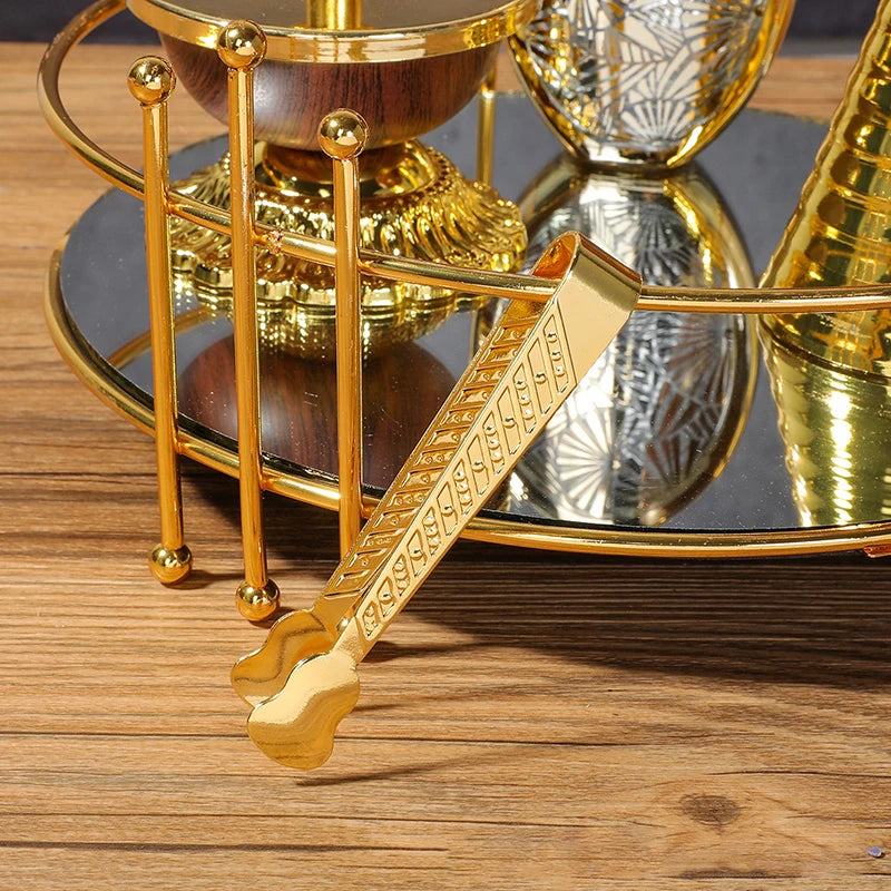 New Aromatherapy Solid Spice Iron Clip Fragrance Accessories Clip Middle East Africa Gold Electroplating Diagonal Flat Iron Clip