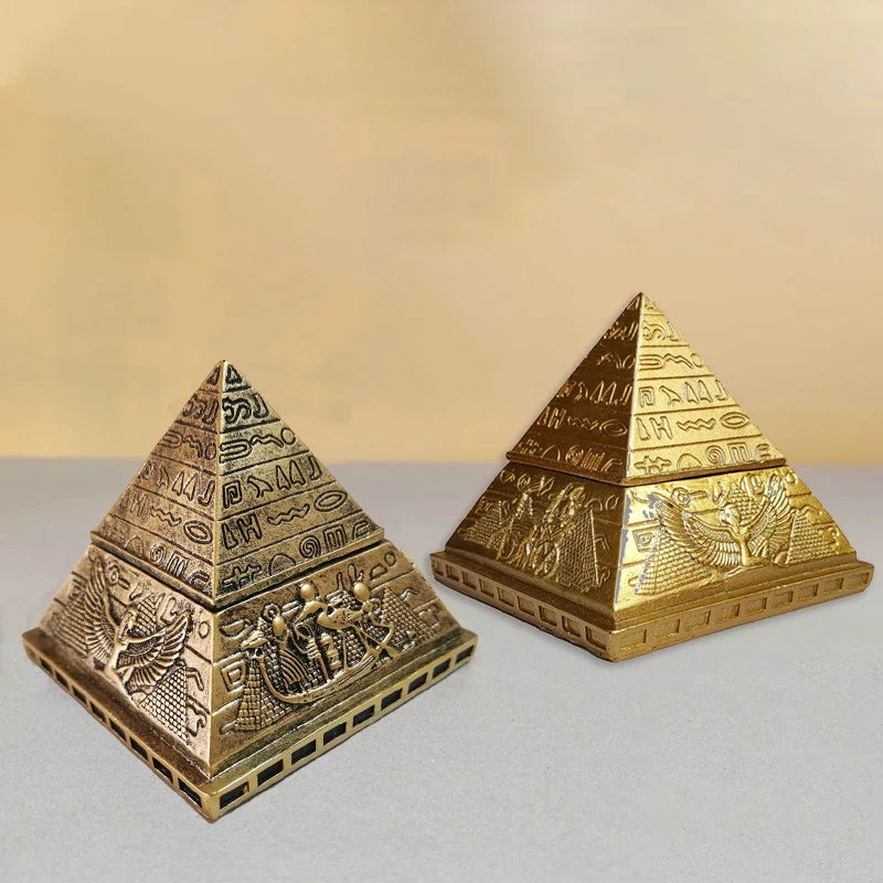 Ancient Egypt Isis Statue Egyptian Magic Marriage Goddess Figurines Resin Pyramid Obelisk Sculpture Crafts Home Decortion