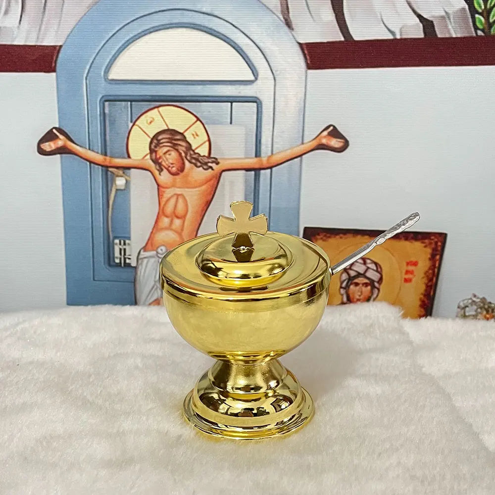 Holy Grail Holy Box Orthodox Rosary Rosary Gold-plated Liturgical Supplies Holy Communion Cup Mass Supplies