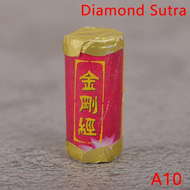 Buddhist Scroll Meditation Buddhist Shurangama Mantra Miniature Scripture Paper Roll Mini Book Amulet Talisman Buddhist Supplies
