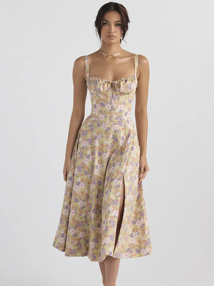 Cherub Floral Printed Women Summer Dress.