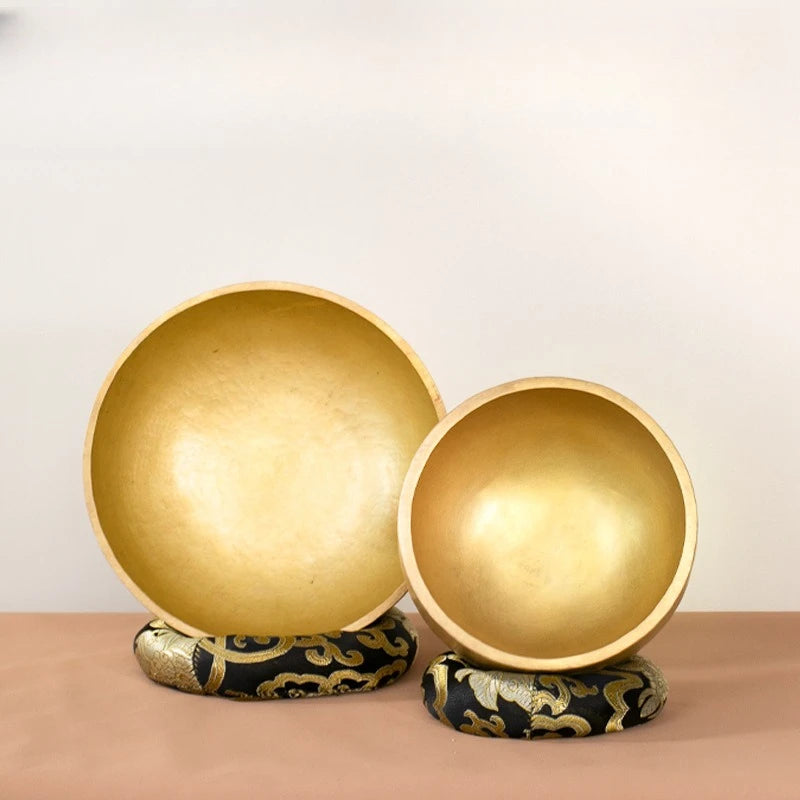 Nepalese Handmade Singing Bowls Yoga Tibet Buddha Meditation Healing Sound Therapy Copper Bowl Percussion Musical Instruments