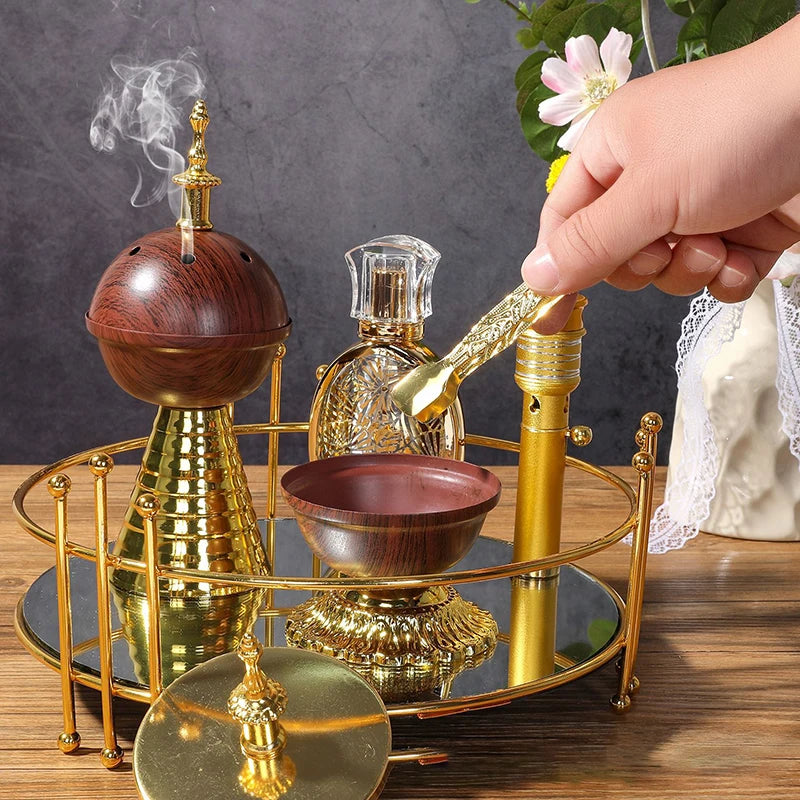 New Aromatherapy Solid Spice Iron Clip Fragrance Accessories Clip Middle East Africa Gold Electroplating Diagonal Flat Iron Clip