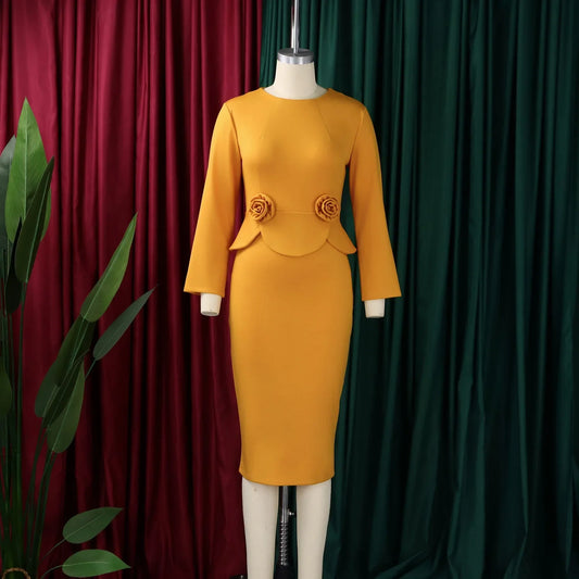 Elegant Church Dresses for Women Party Bodycon Long Sleeves with Lace Appliques Sheath Classy Occasion Africa Wedding Guest 2026