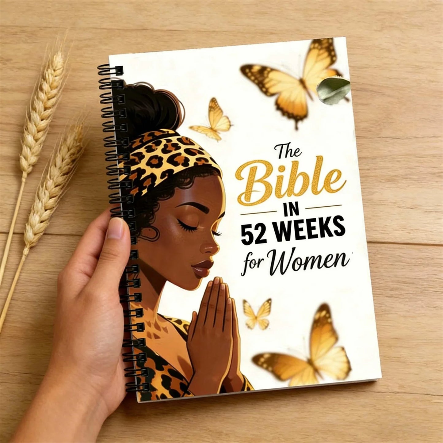 Women's One Year Bible Reading/Notes | 52 Week Christian Spiritual Guide | Daily Scripture Reading and Writing Practice Logbook