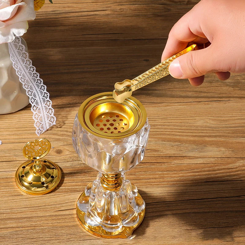 New Aromatherapy Solid Spice Iron Clip Fragrance Accessories Clip Middle East Africa Gold Electroplating Diagonal Flat Iron Clip