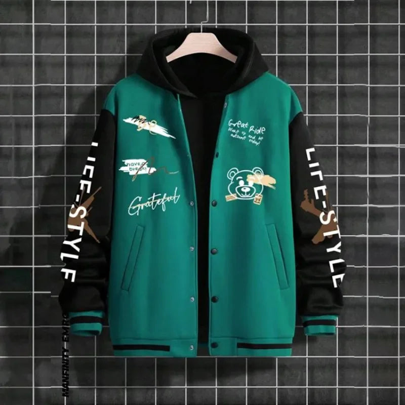 Cherub Men's baseball jacket Spring and Autumn season trendy