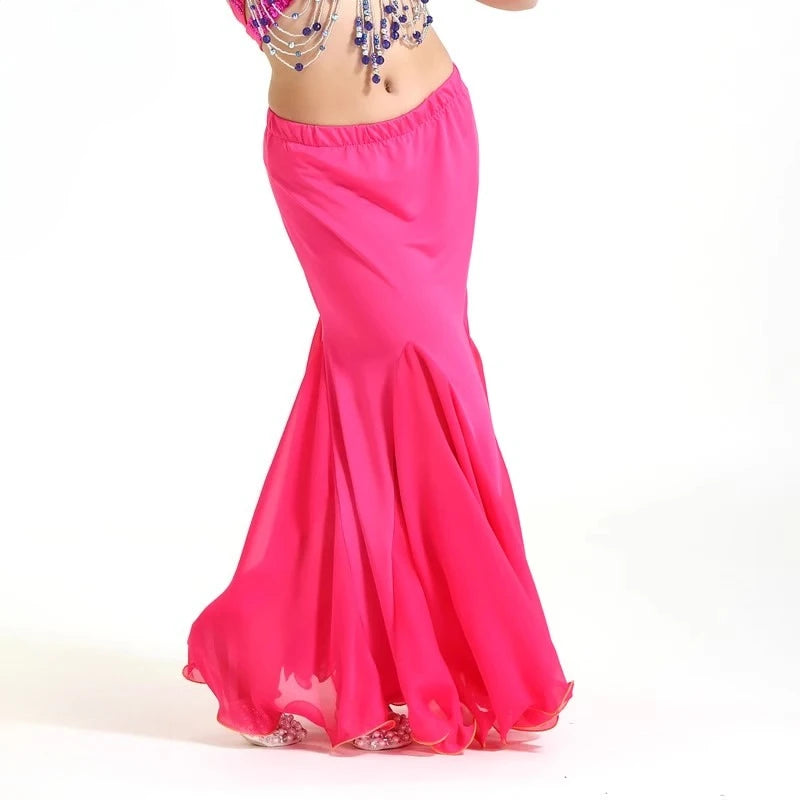 Customized Children's Belly Dance Costumes Skirt Indian Dance Clothes Performance Costume Set Long Tail Skirt Kid