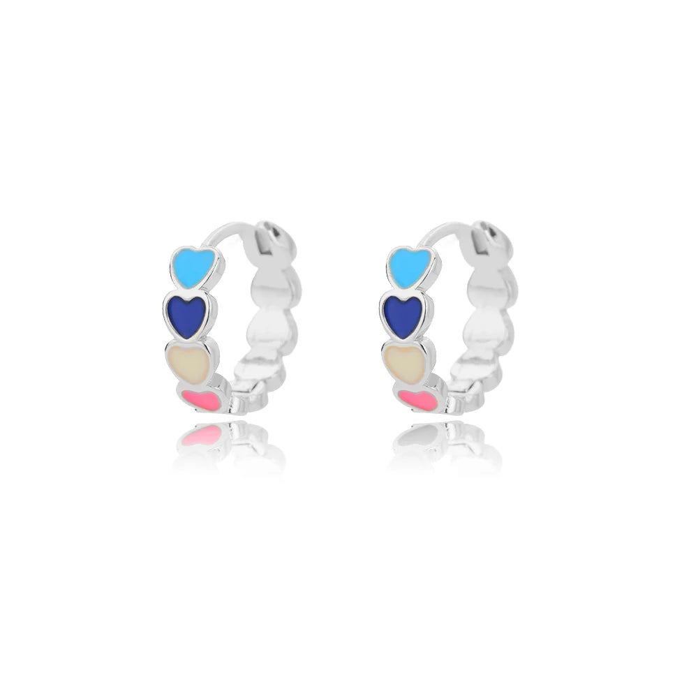 Stainless Steel Shell Earrings For Women Gold Color C-shaped Starfish Butterfly Earring