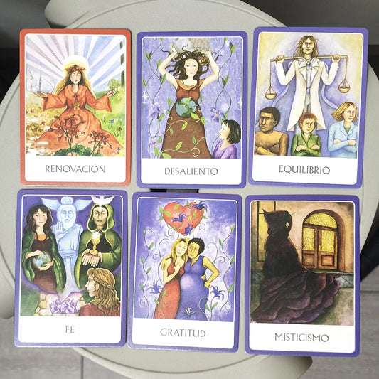 Chakra Wisdom Oracle Cards 49 Pcs Oracle Cards The Spiritual Tool for Transforming Your Life Spanish Edition 10.4*7.3cm