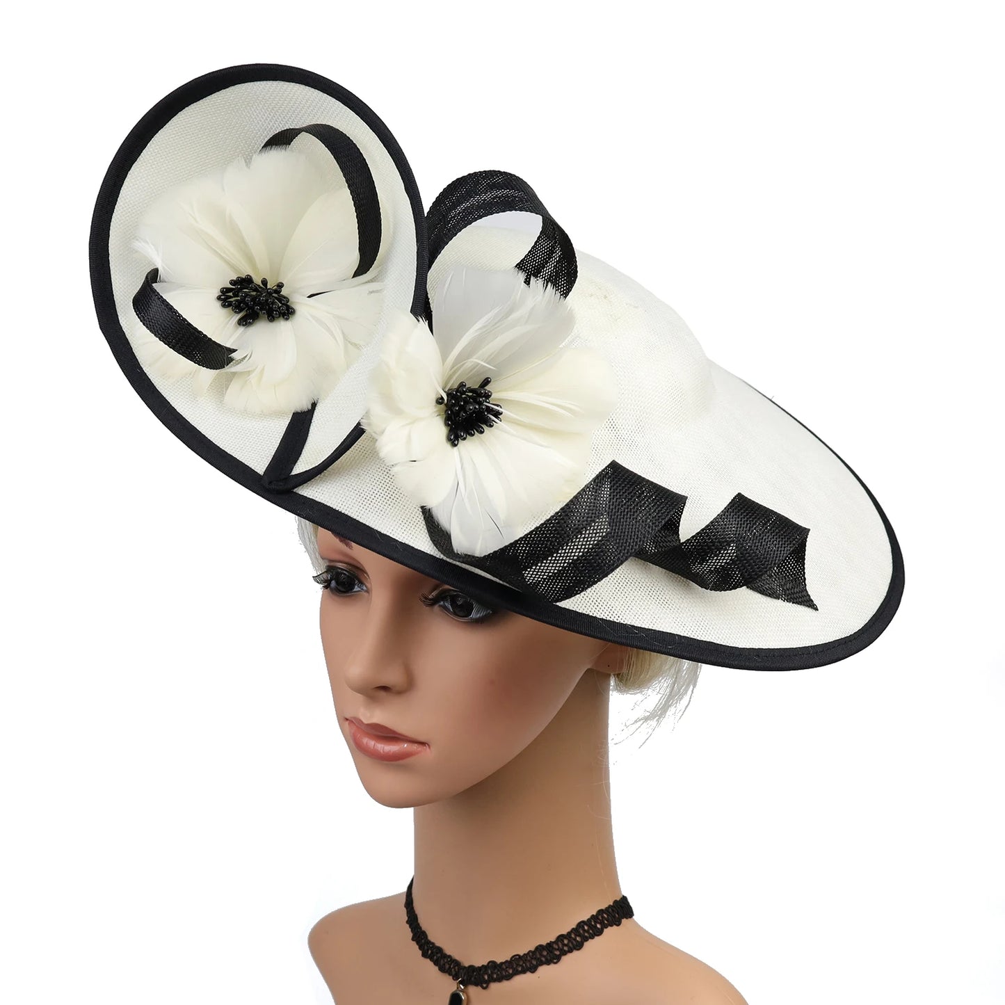 Cherub Women's Charming Sunday Flower Hat Fashionable High-Quality Formal Accessory for Church/Wedding/Dance
