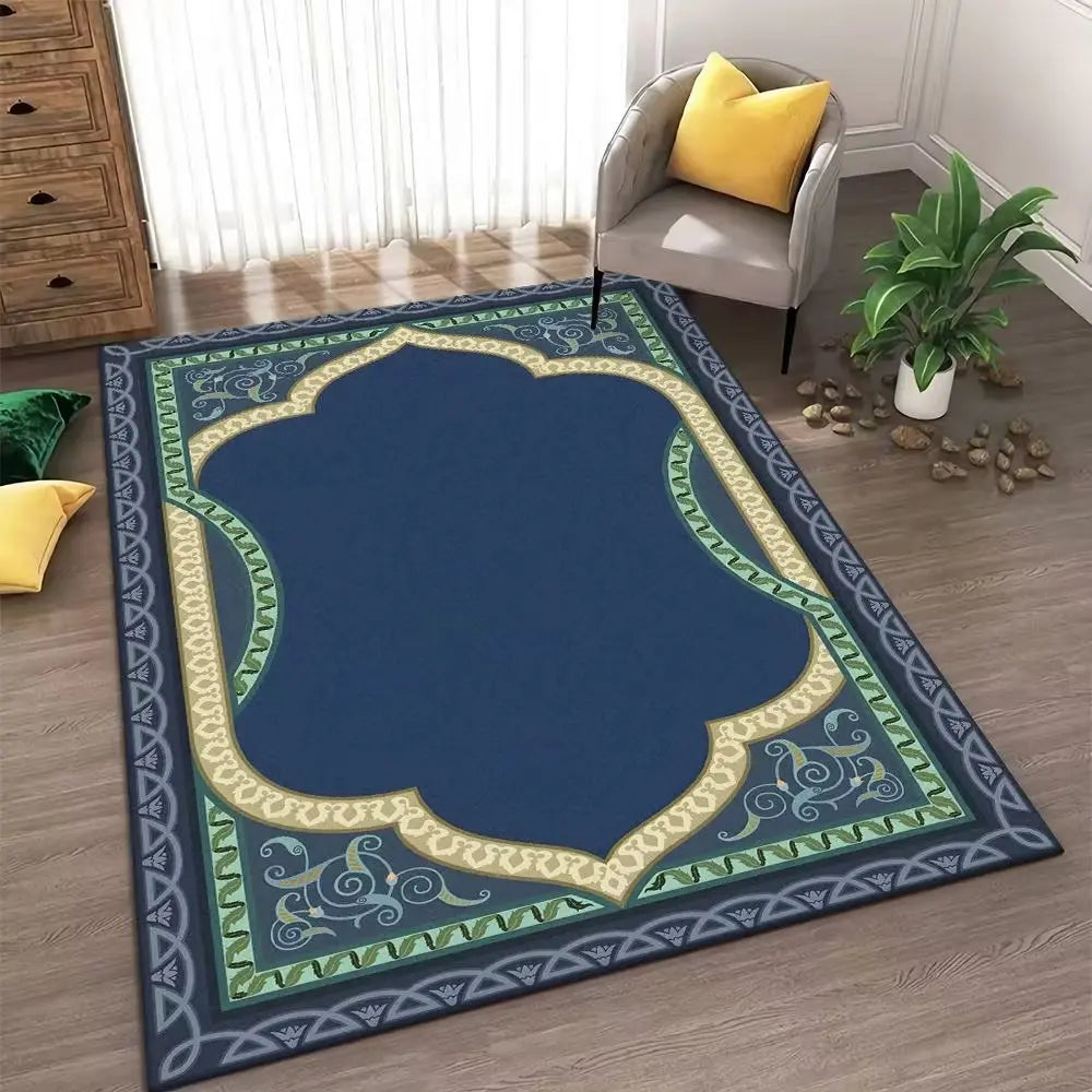 Islamic thick prayer rugs (for men). Men's prayer mats for Muslim Ramadan. Thickened and soft men's prayer mats. Portable prayer