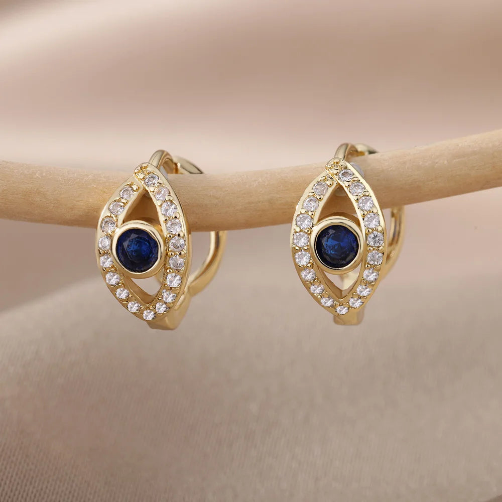 Cherub Round Hoop Earrings for Women Stainless Steel