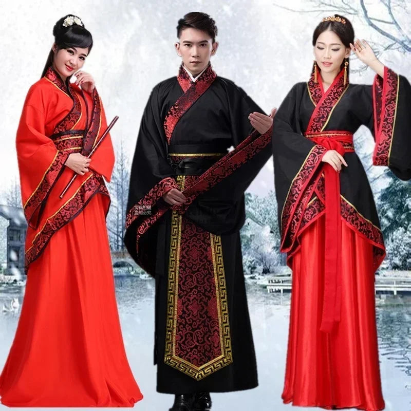 2025 Halloween Hanfu National Chinese Dance Costume Men Ancient Cosplay Traditional Chinese Clothing for Women Hanfu Clothes