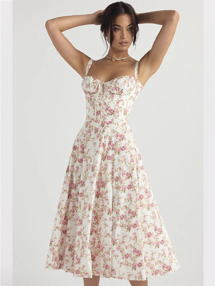 Cherub Floral Printed Women Summer Dress.