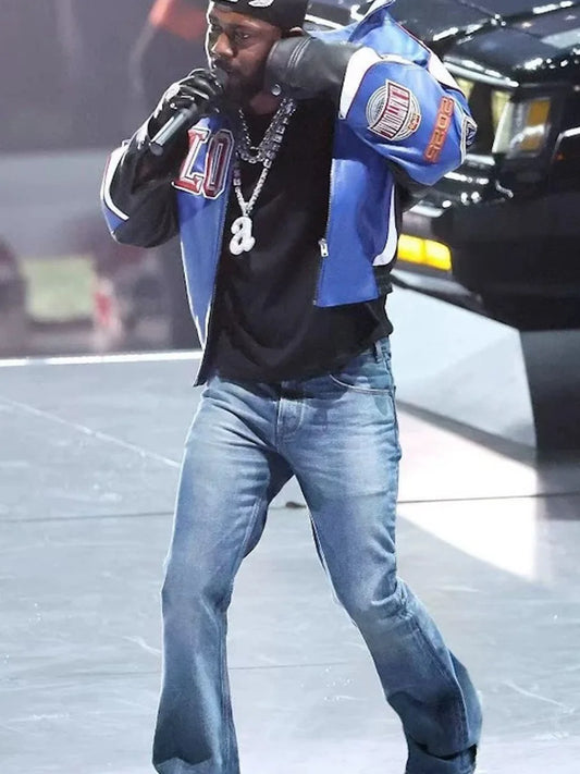 Super Bowl Ice Blue Waed Jeans Men Women Micro Flared Denim Pants mid Waist Straight Leg Casual Wear All Seasons