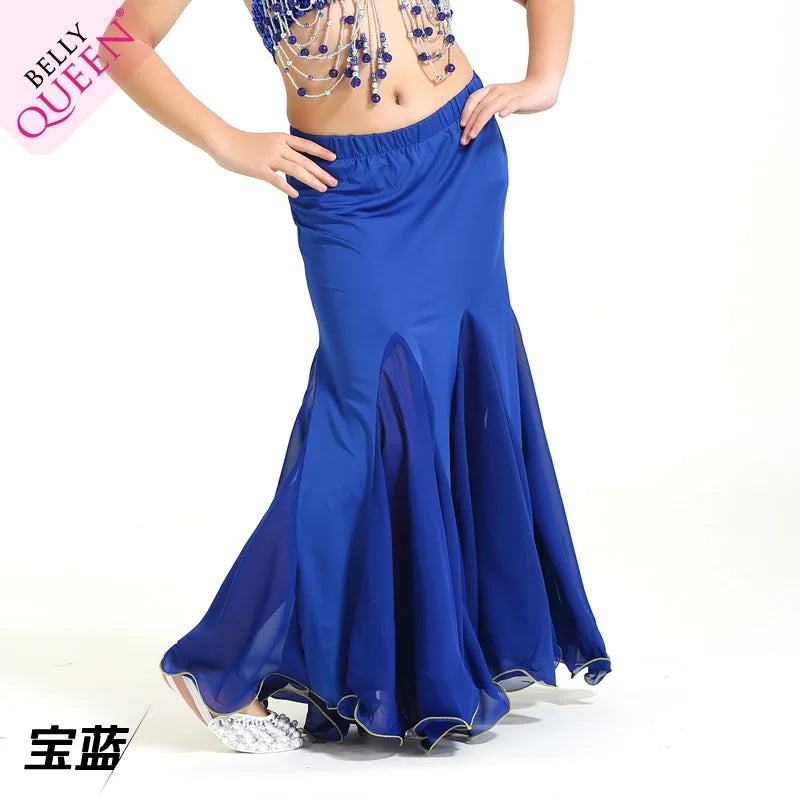 Customized Children's Belly Dance Costumes Skirt Indian Dance Clothes Performance Costume Set Long Tail Skirt Kid