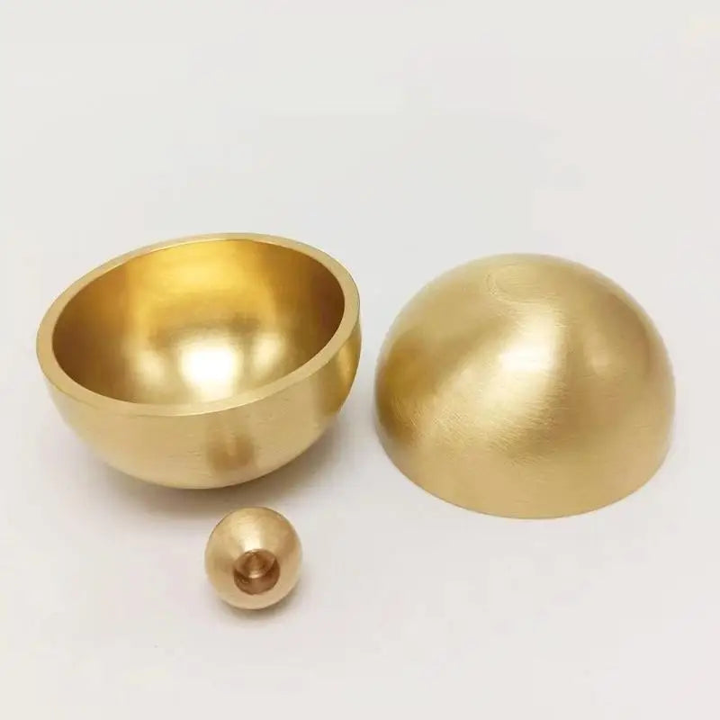 Brass Singing Bowl Sanskrit Yoga Meditation For Sound Handmade Healing Stress Relief Buddha Mindfulness Instrument