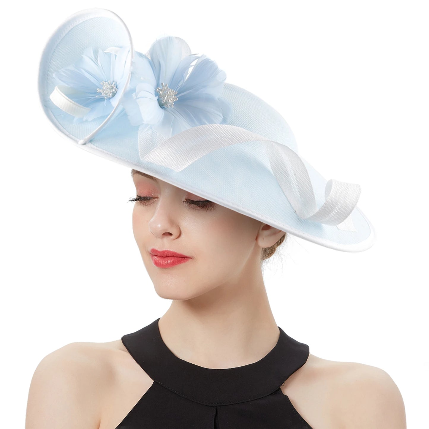 Cherub Women's Charming Sunday Flower Hat Fashionable High-Quality Formal Accessory for Church/Wedding/Dance