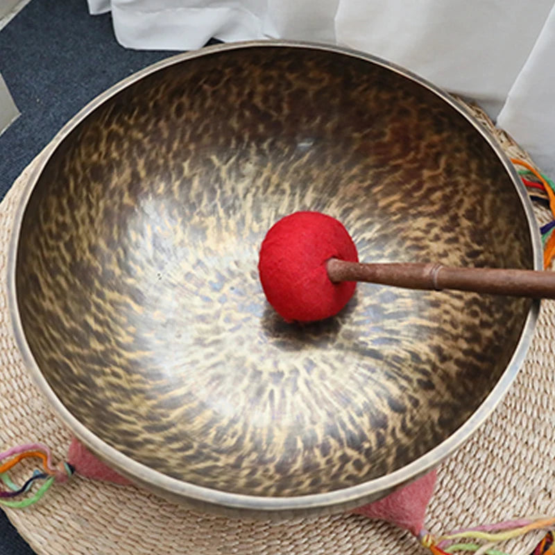 Handmade Copper Singing Bowls Yoga Healing Sound Bowl Meditation Singing Bowl Stress Reduction Relax Percussion Instruments